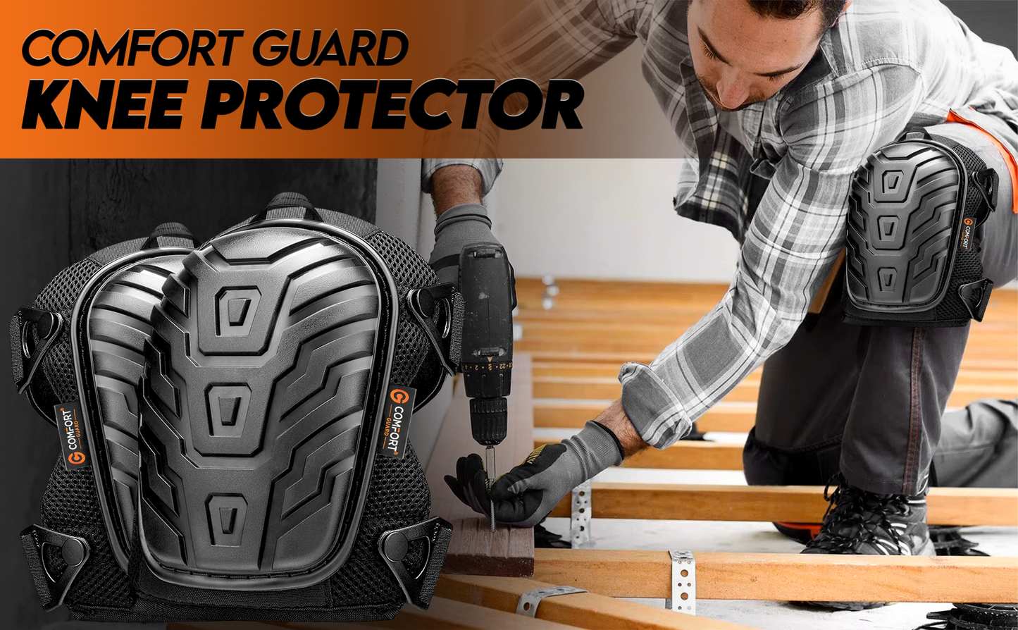 Knee Pads With Gel Inserts - BLACK EDITION