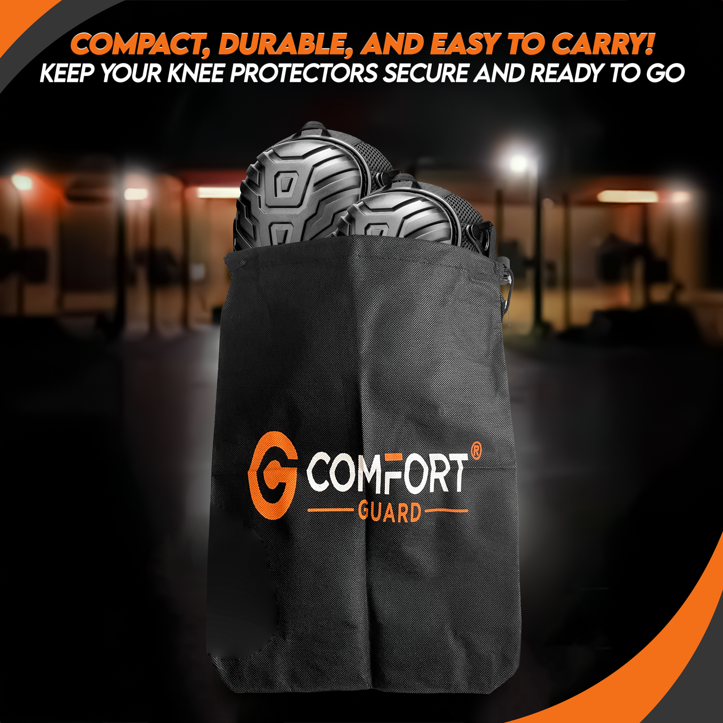 Knee Pads With Gel Inserts - BLACK EDITION
